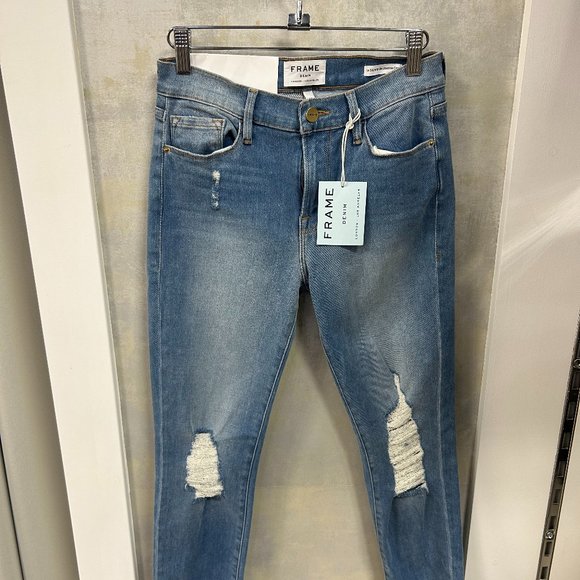 Frame Le Skinny De Jeanne Crop - Picture 1 of 4